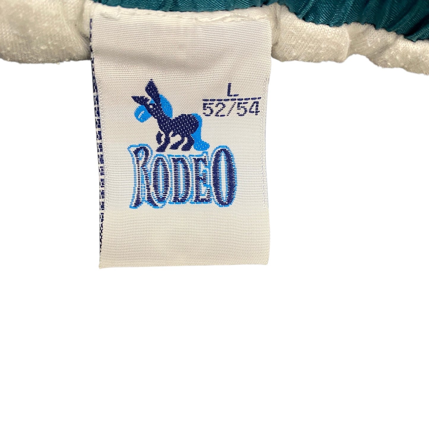 Rodeo Joggers Fits as Womens 32" Waist Blue Windbreaker Drawstring Trousers