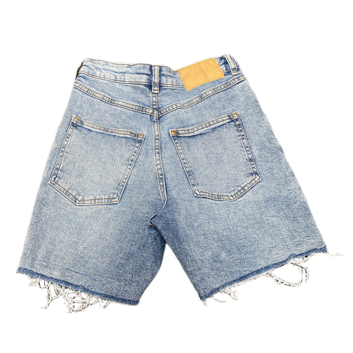 & Denim Cut Off Shorts Womens Small 25" Waist Blue Medium Wash High Waisted 90s