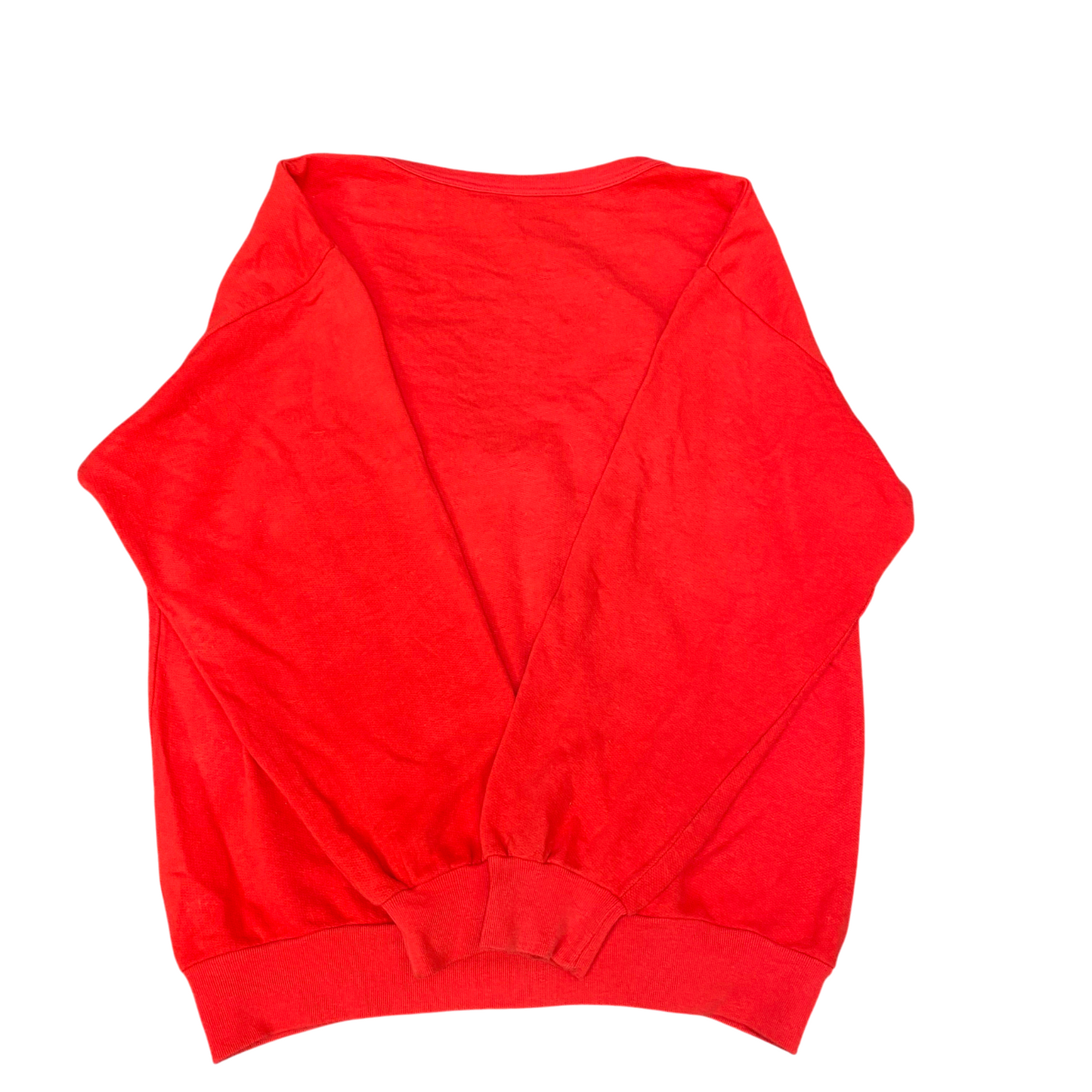 Cardigan Jumper Womens Medium Red Knitted Long Sleeve V-Neck Button Front