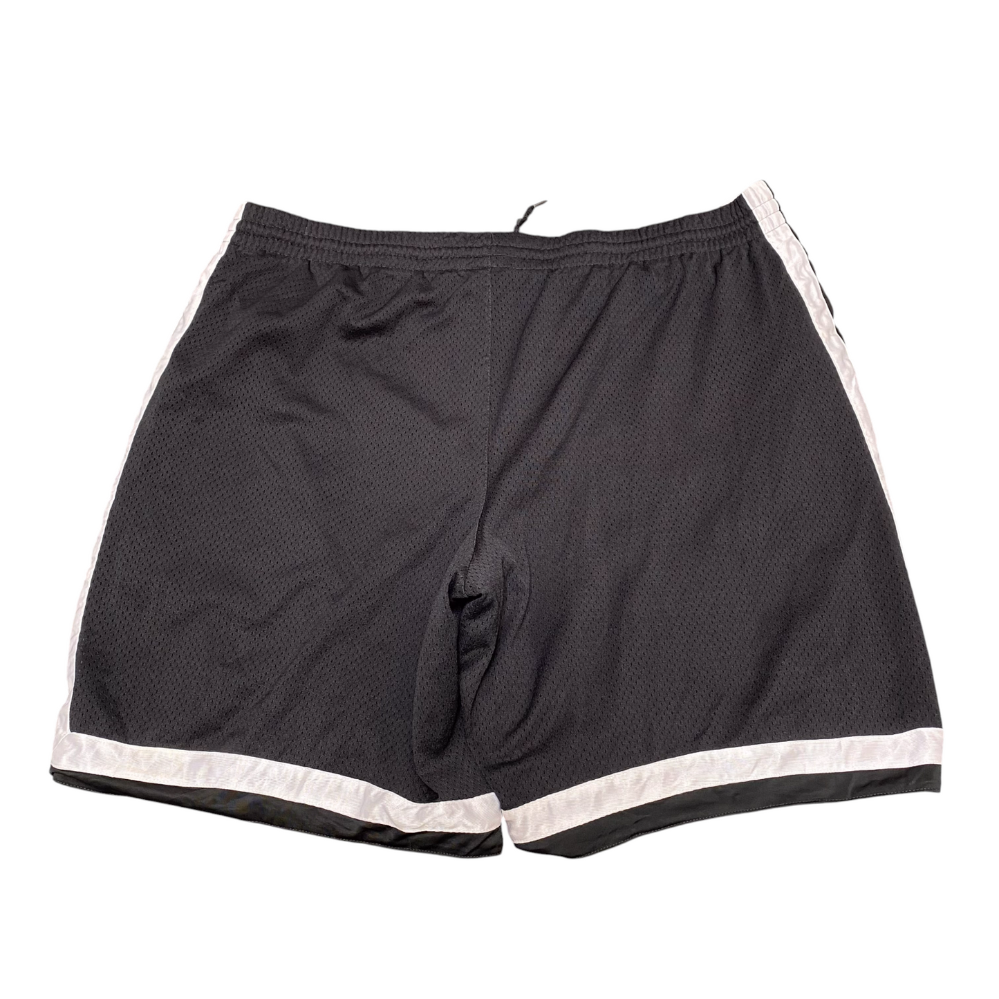 Nike Basketball Shorts Men XL Black Allover Mesh Workout Athletic Fit Drawstring