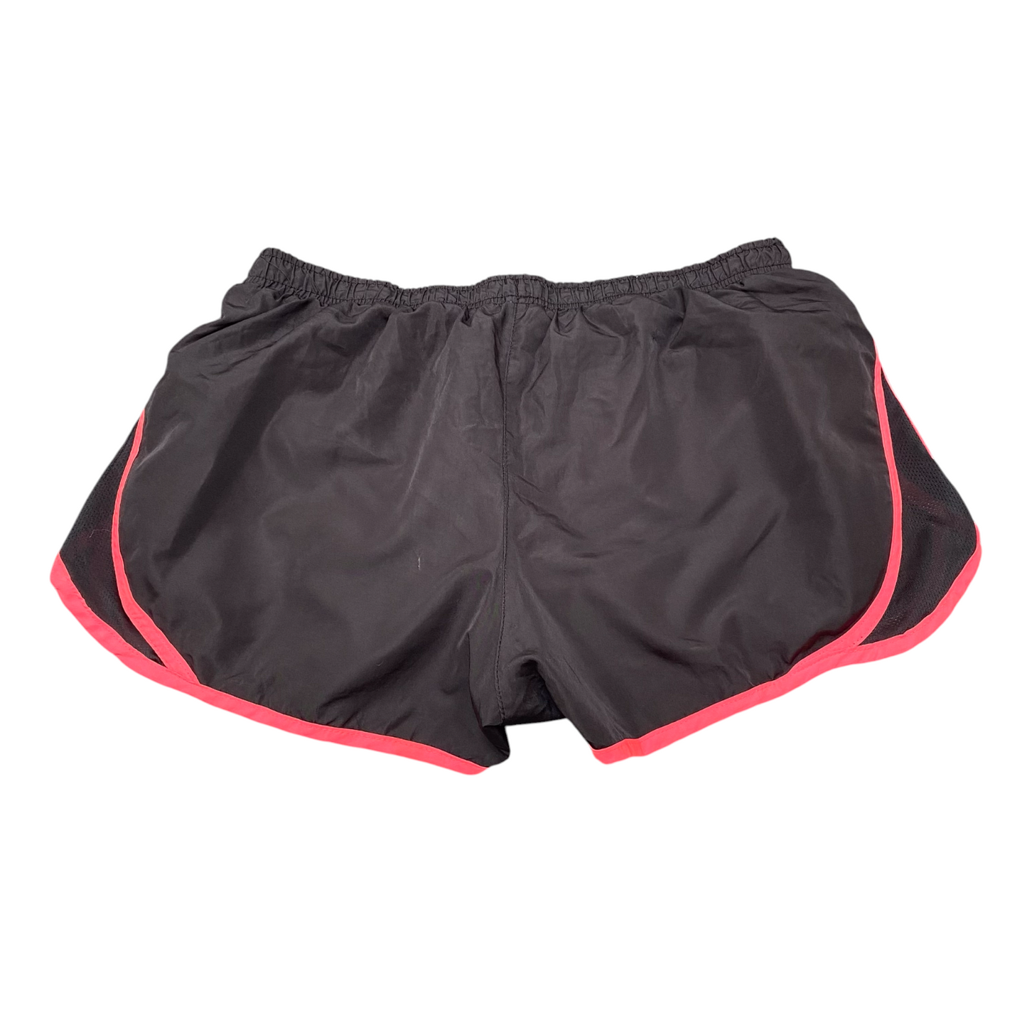 Running Sprinter Shorts Women XL Black Athletic Fit Drawstring Waist Dolphin Hem