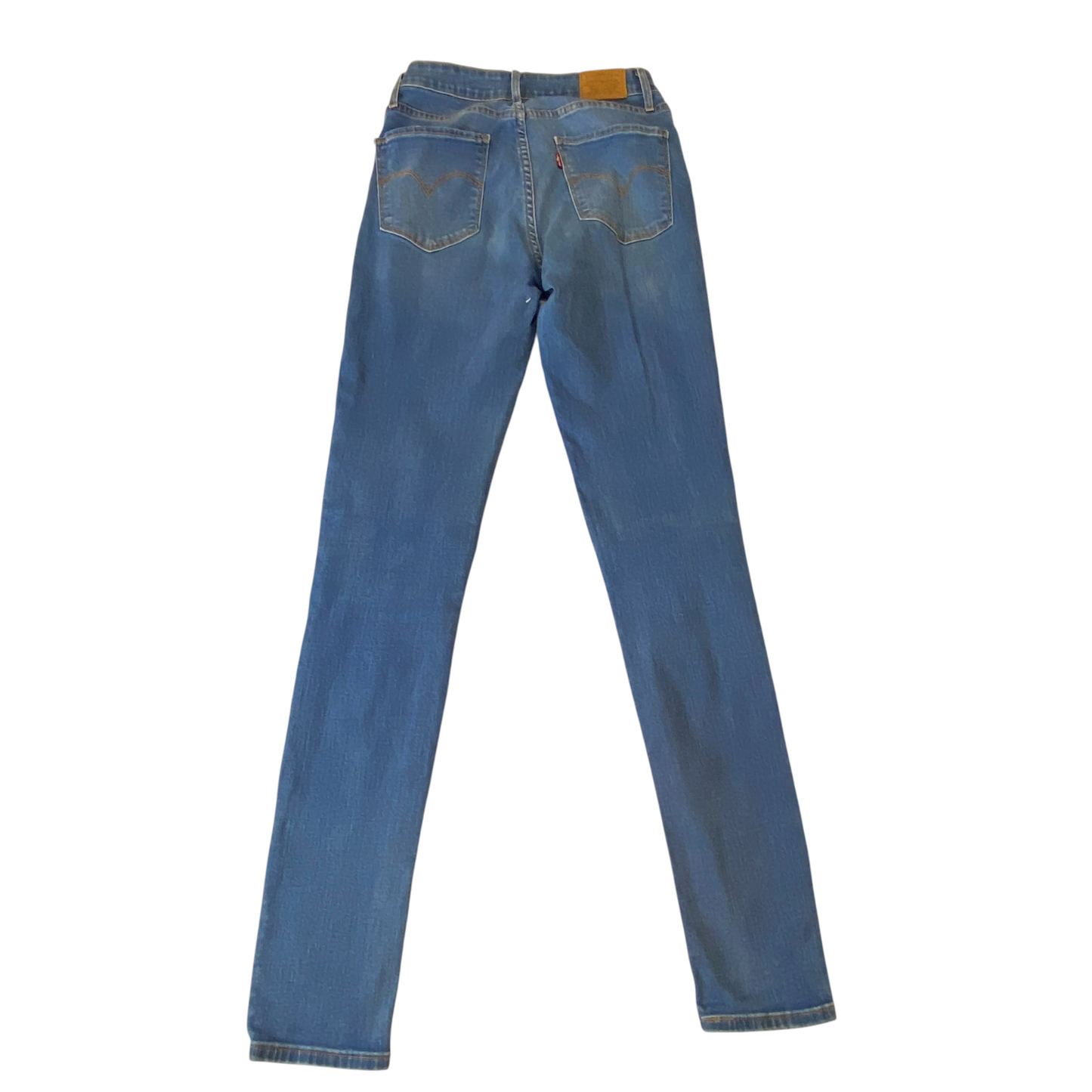 Levi's Jeans Womens 26W 33L Blue Denim Premium 5-Pocket 721 High-Rise Skinny Leg