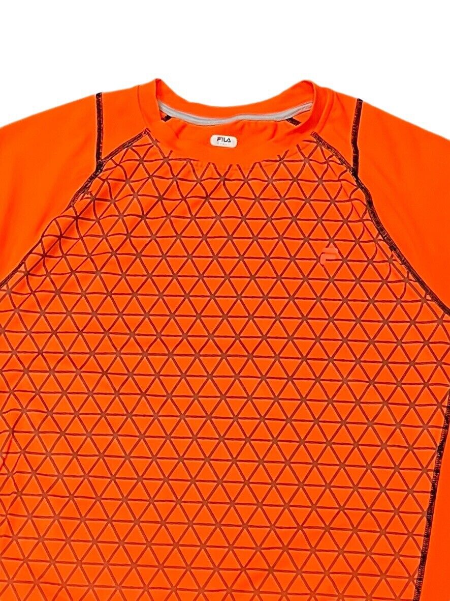 Fila T-Shirt Orange Men’s M Logo