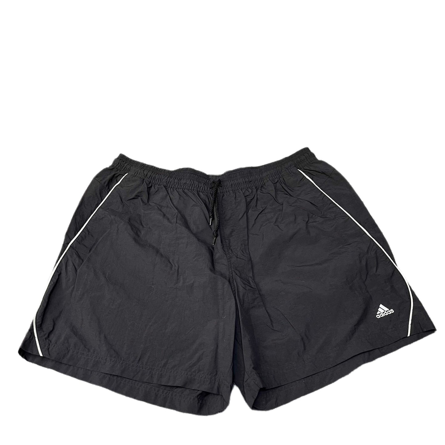 Adidas Athletic Shorts Fits as Mens XL 36" Waist Black Gym Training Drawstring