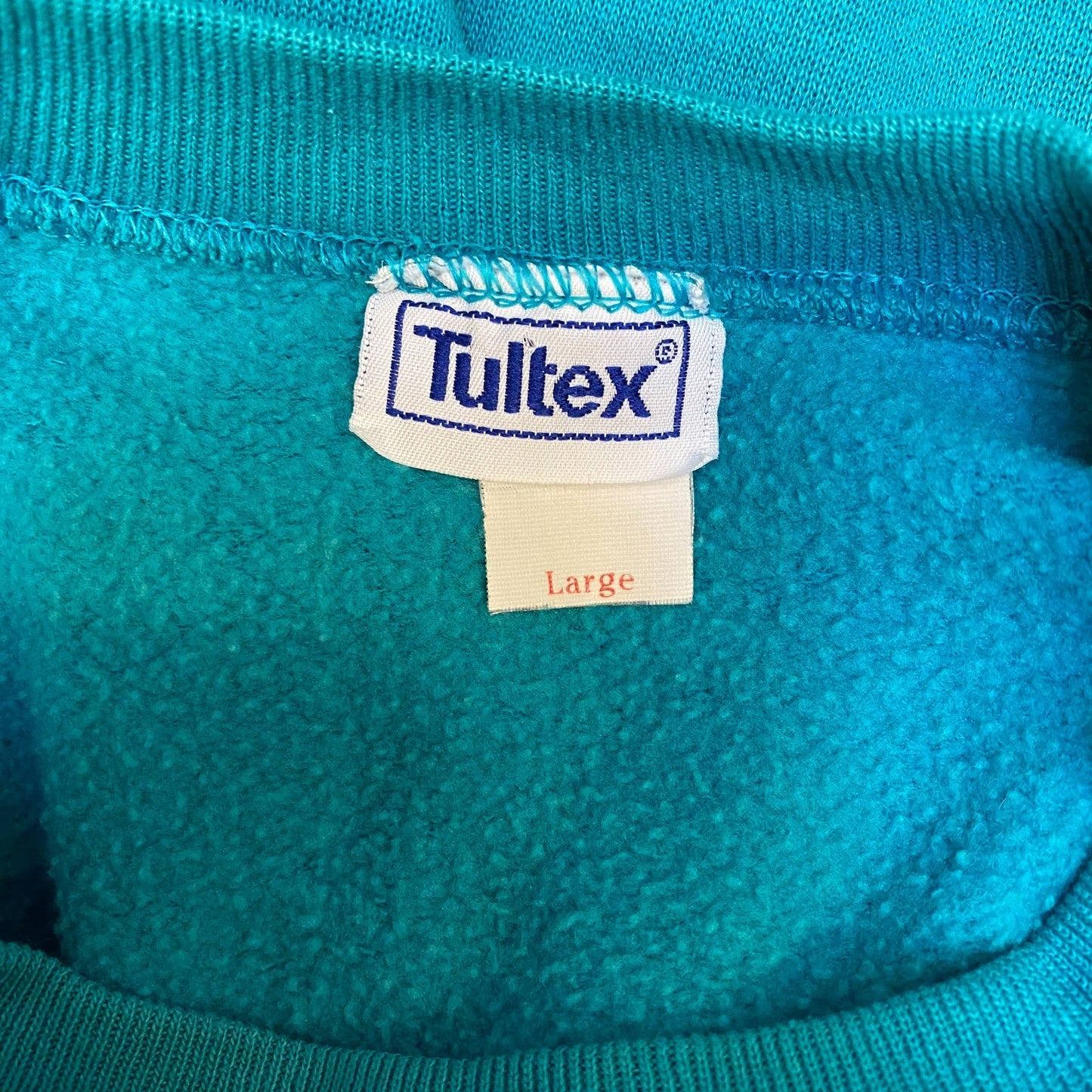 Tultex Steep And The Deep Sweatshirt Womens Large Blue Crew Neck Pullover