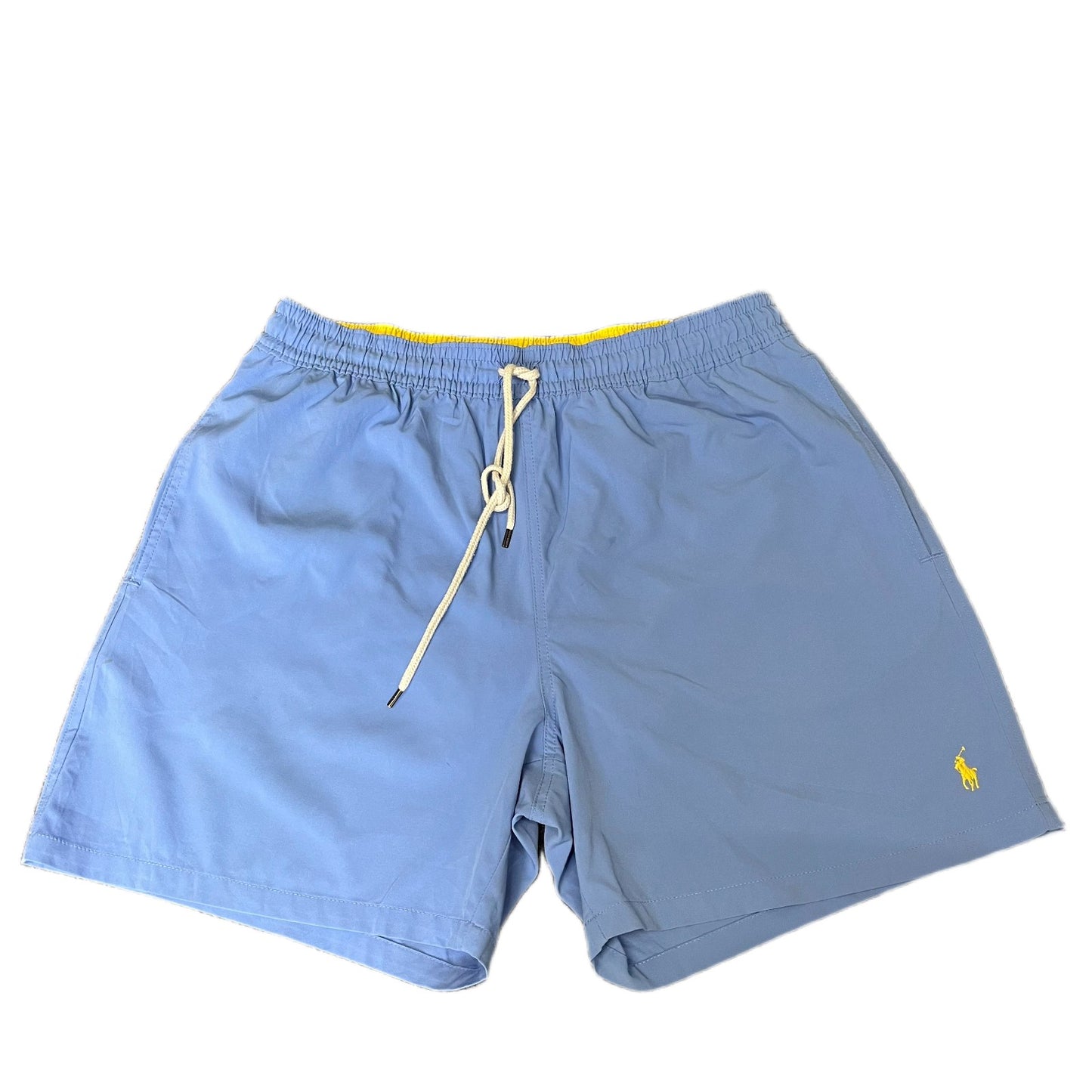 Polo Ralph Lauren Swim Trunks Board Shorts Fits as Mens L 33" Waist Blue Lined