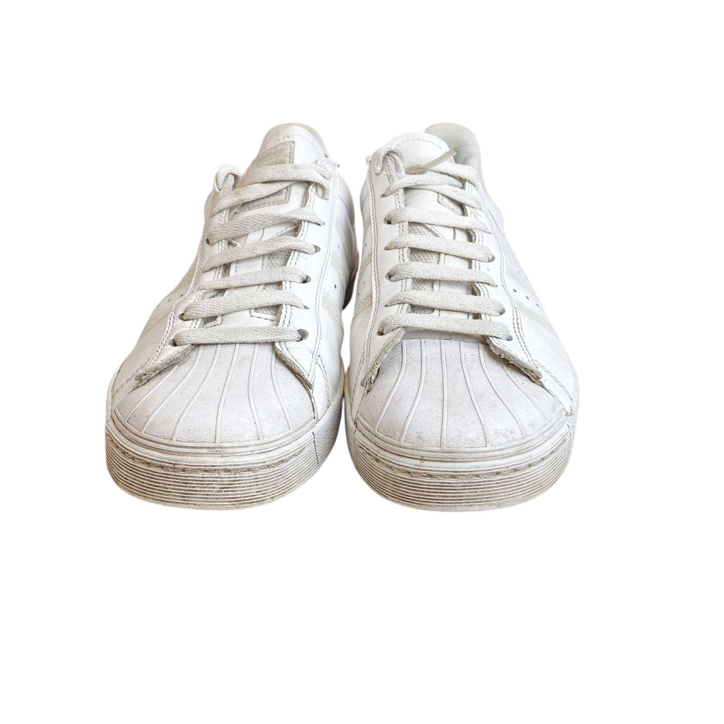 adidas Superstar Vulc Sneakers Men's UK 7.5 White Low Top Rubber Toe Lace Up