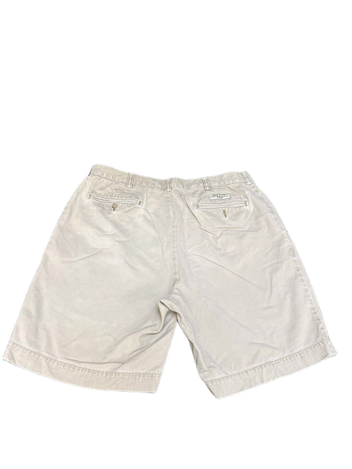 Polo Ralph Lauren Prospect Classic Chino Shorts Fits as Mens XL 36" Waist Beige
