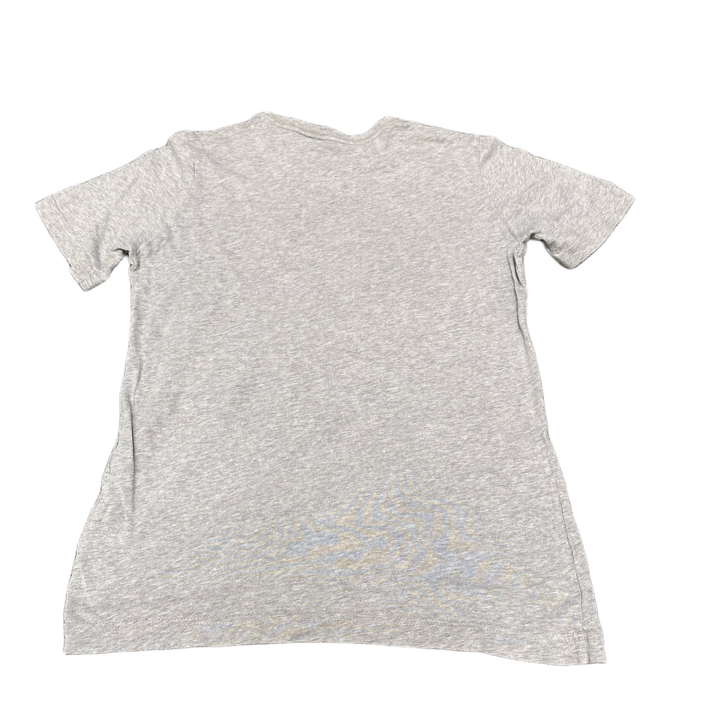 Adidas T-Shirt Girls Small Grey Heather Graphic Logo Short Sleeve Crew Neck Tee