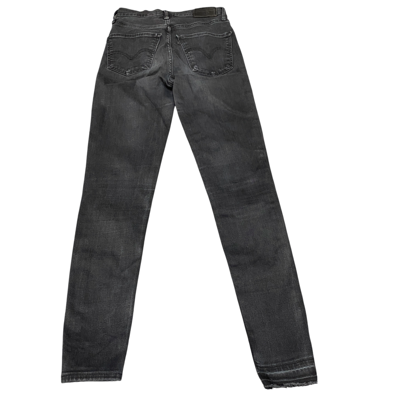 Levi's Jeans Women 24" Waist Black Premium Mile High Super Stretch Skinny Leg