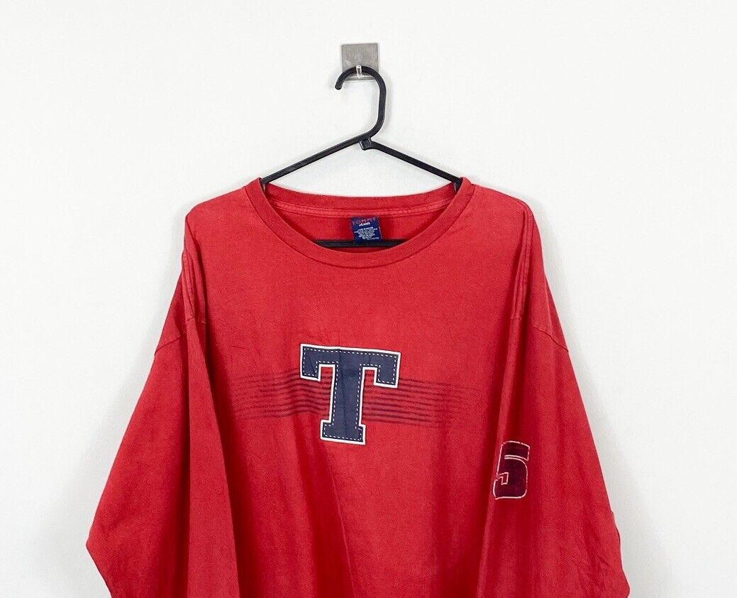 Tommy Jeans Oversized Sweatshirt Red Mens L