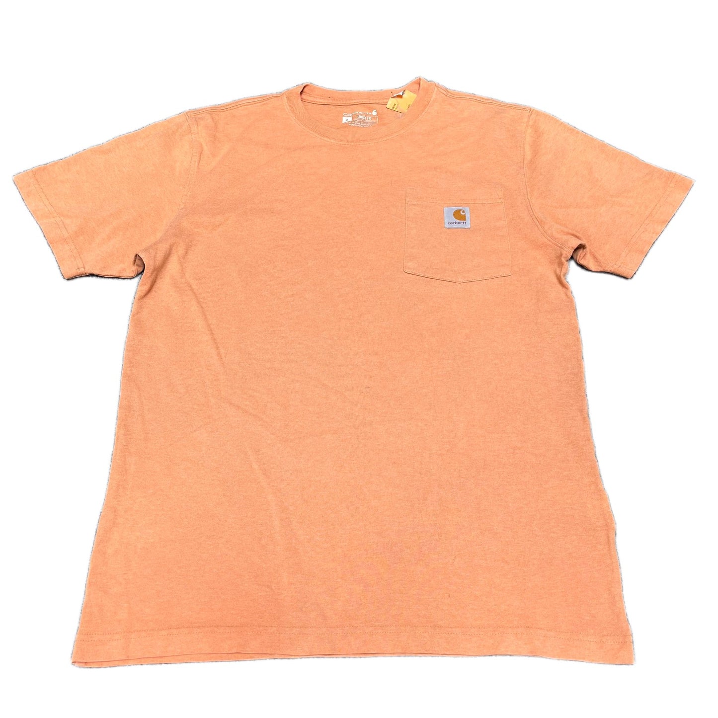 Carhartt T-Shirt Mens S Gentle Orange Loose Fit Short Sleeve Pullover Summer Tee