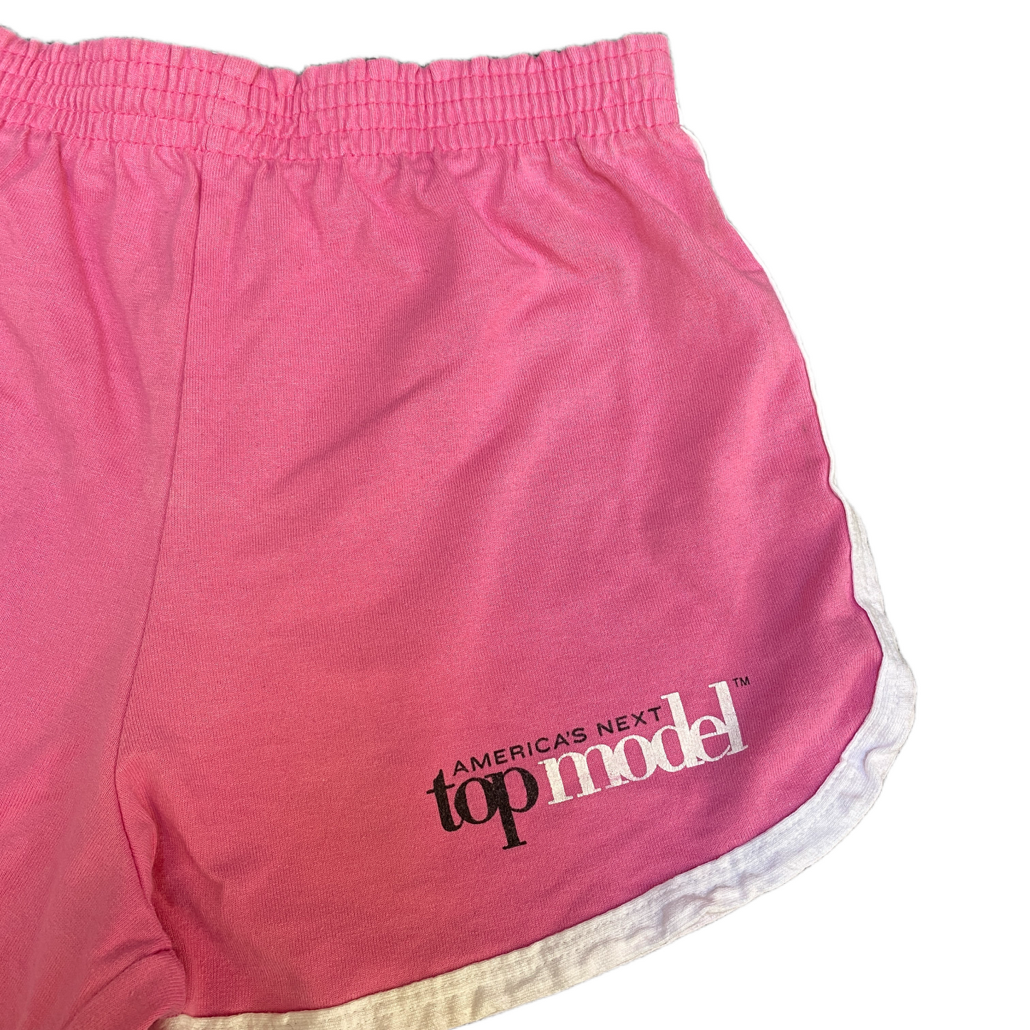 Running Sprinter Shorts Womens S 24" Waist Pink Athletic Gym Workout Dolphin Hem