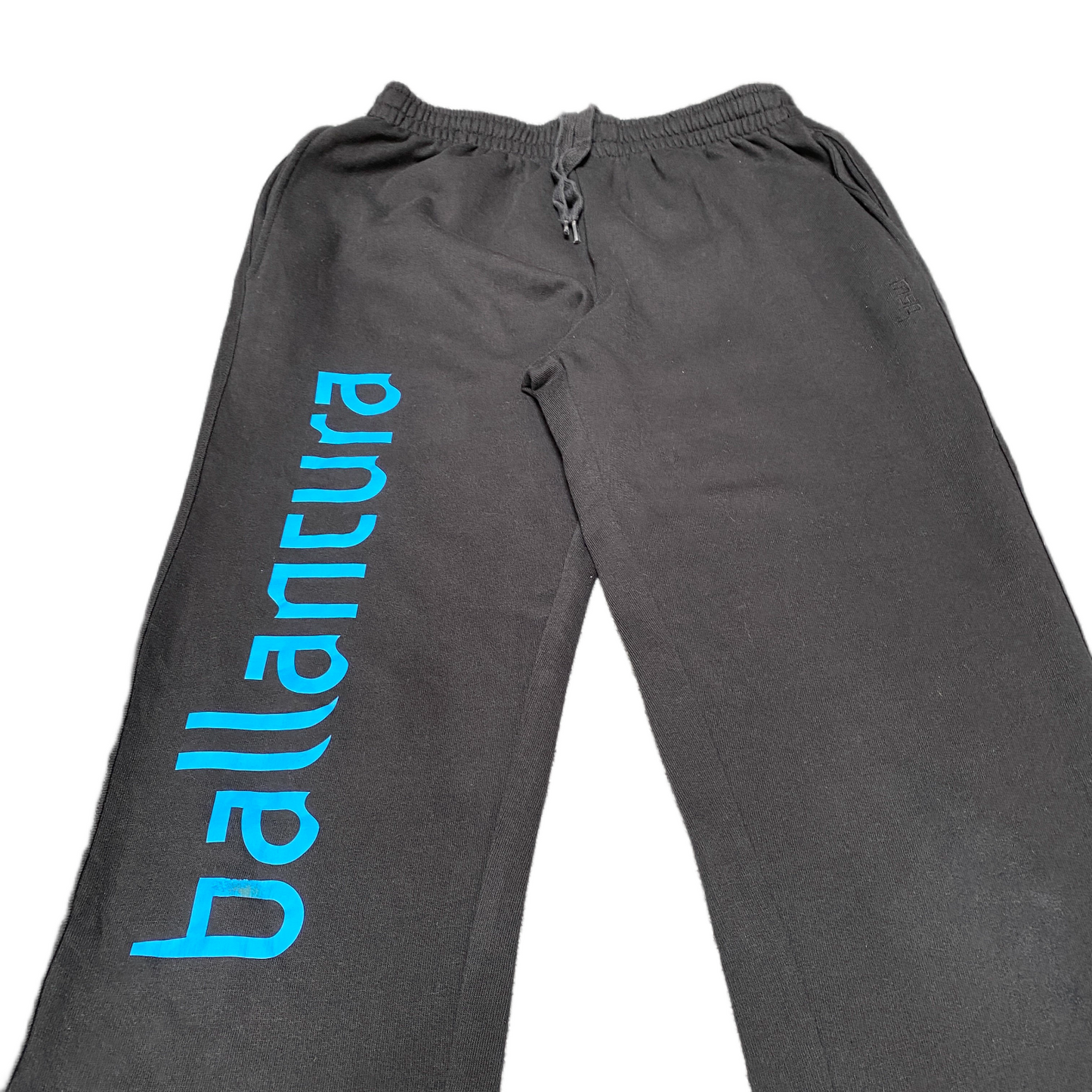 Manguun Joggers Fits as Womens 26" Waist Black Straight Leg Ballancura Trousers