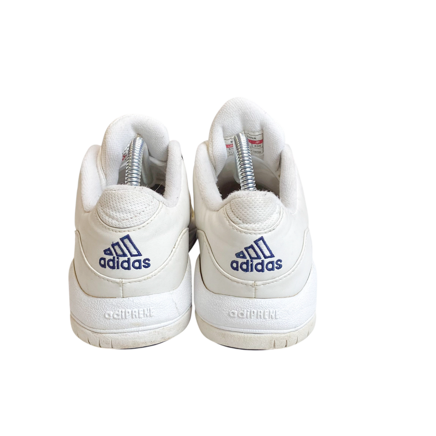 Adidas Casual Sneakers Trainers Women's UK 5 White Leather Low Top Lace Up