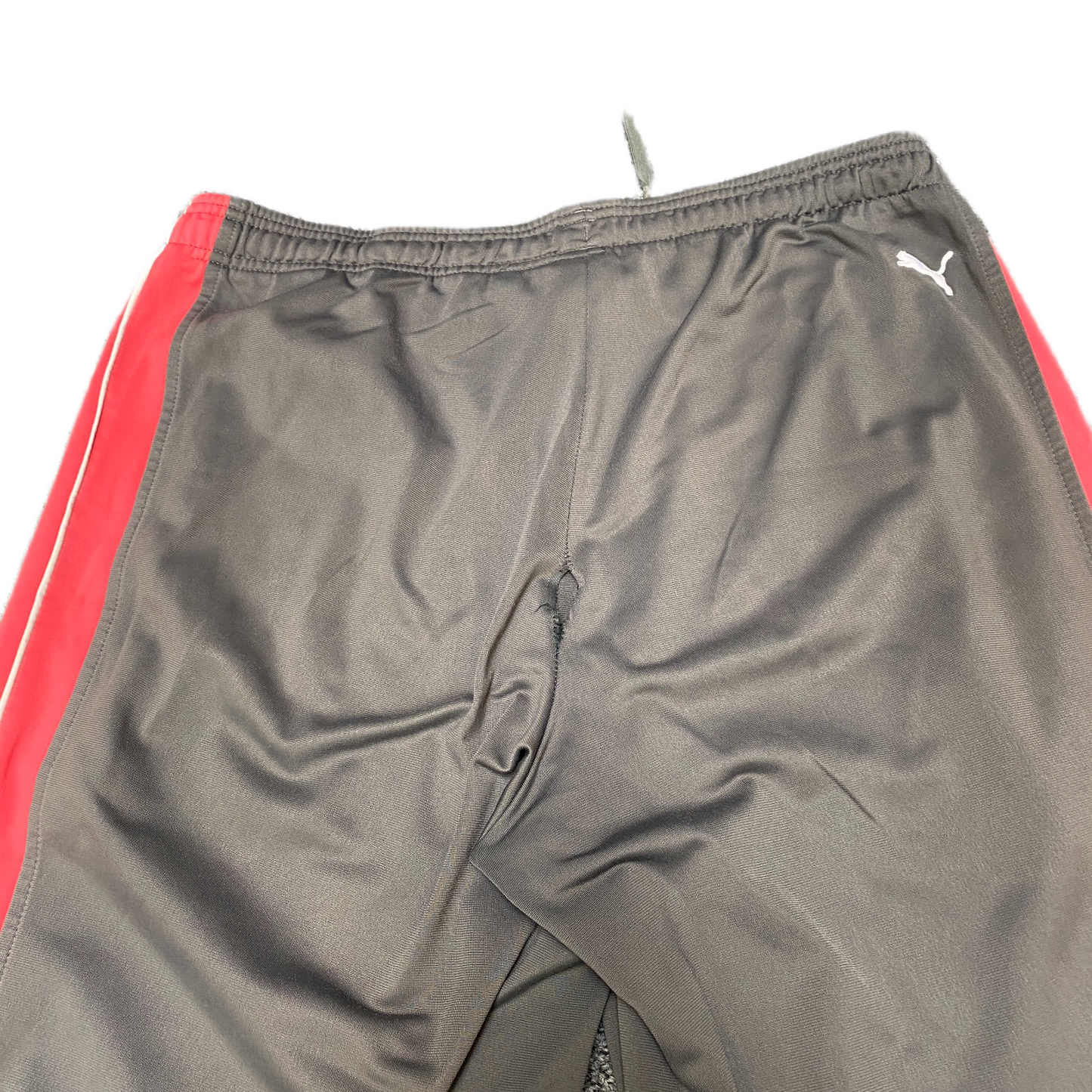 PUMA Joggers Fits as Womens 31" Waist Black Straight Leg Drawstring Trouser