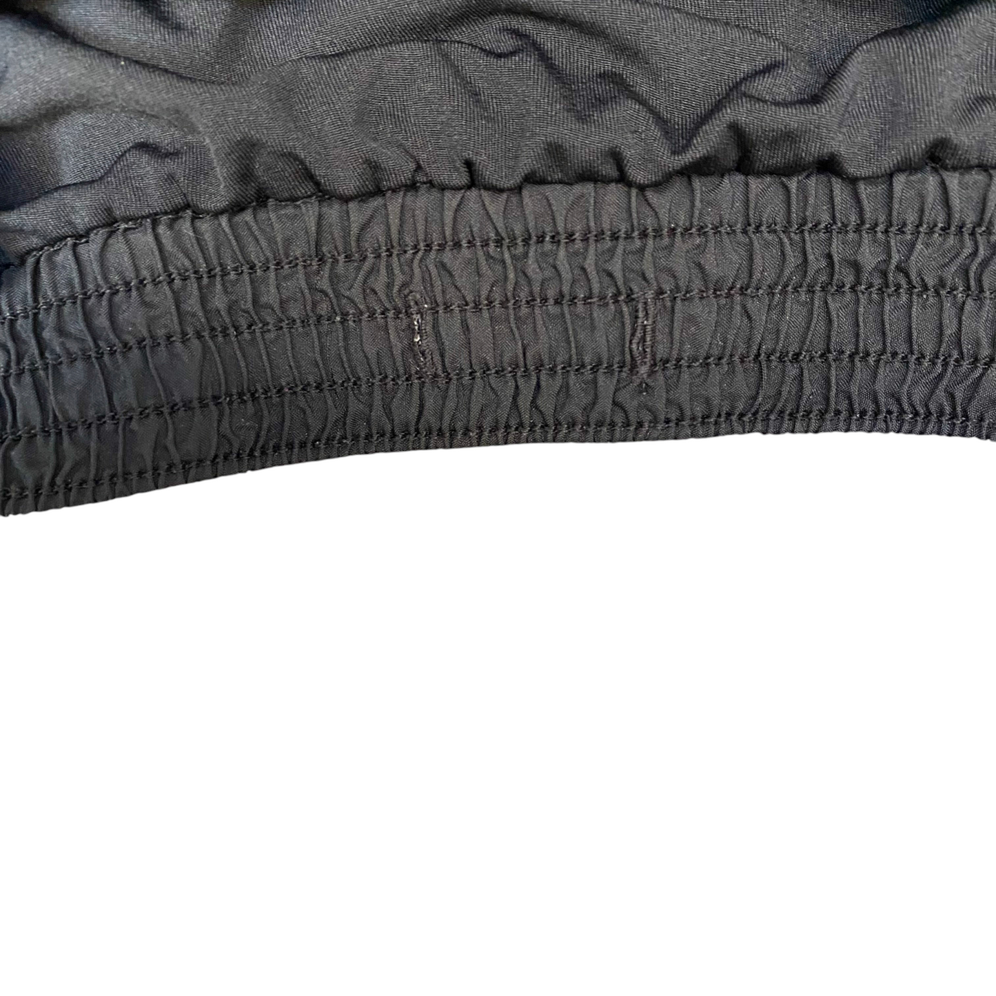 Running Sprinter Shorts Women Medium Black Gym Workout Elastic Waist Dolphin Hem