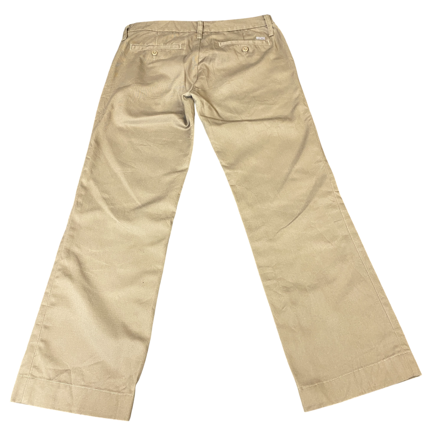 Carhartt W Rational Pants Mens Medium Beige Premium Comfort Stretch Straight Leg