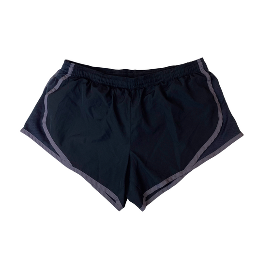 rue21 Sprinter Shorts Womens M Black Pleated Elastic Waist Gym Running Outdoor