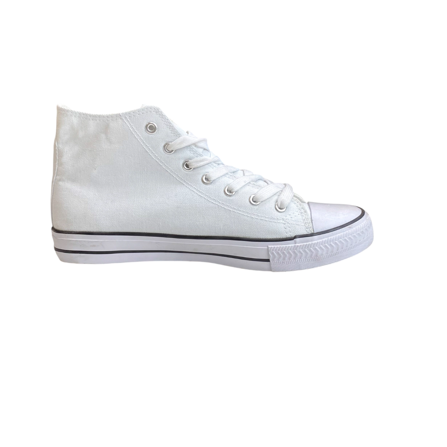 Converse Chuck Taylor All Star Sneakers Men's UK 7.5 White Canvas High Top