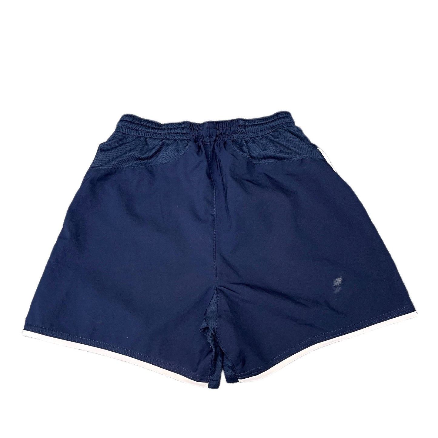 Nike Fit Dry Athletic Shorts Fits as Womens Small 22" Waist Navy Blue Drawstring