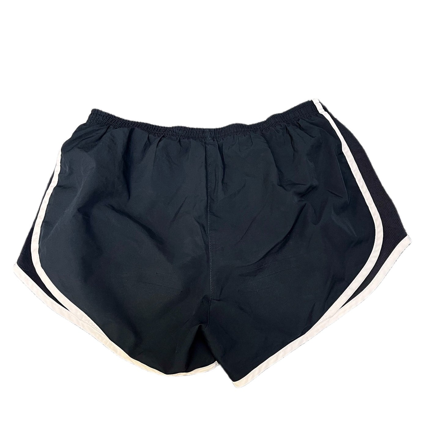 Nike Running Sprinter Shorts Womens M 29" Waist Black Mesh Panels Dolphin Hem