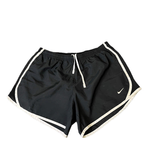 Nike Running Sprinter Shorts Fits as Women S 27" Waist Black Workout Dolphin Hem