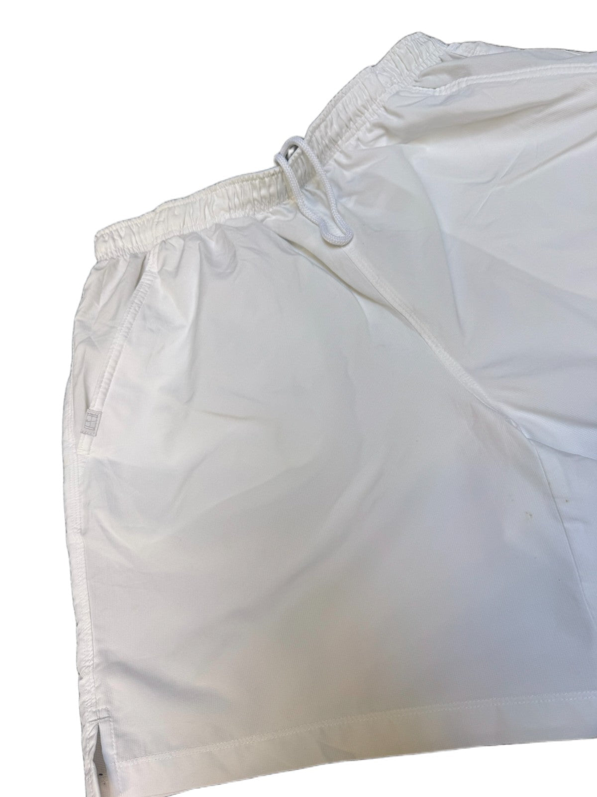 Nike Dri-Fit Tennis Shorts Fits as Mens S 29" Waist White Performance Drawstring