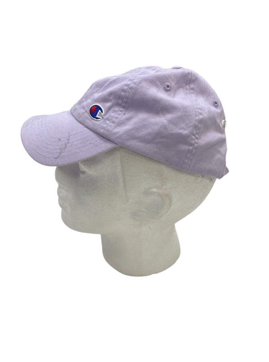 Champion Baseball Cap Purple Adjustable Hat Embroidered Logo