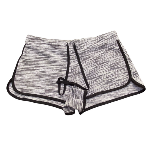 Running Sprinter Shorts 31W Grey Heather Drawstring Dolphin Hem Athletic Gym Fit