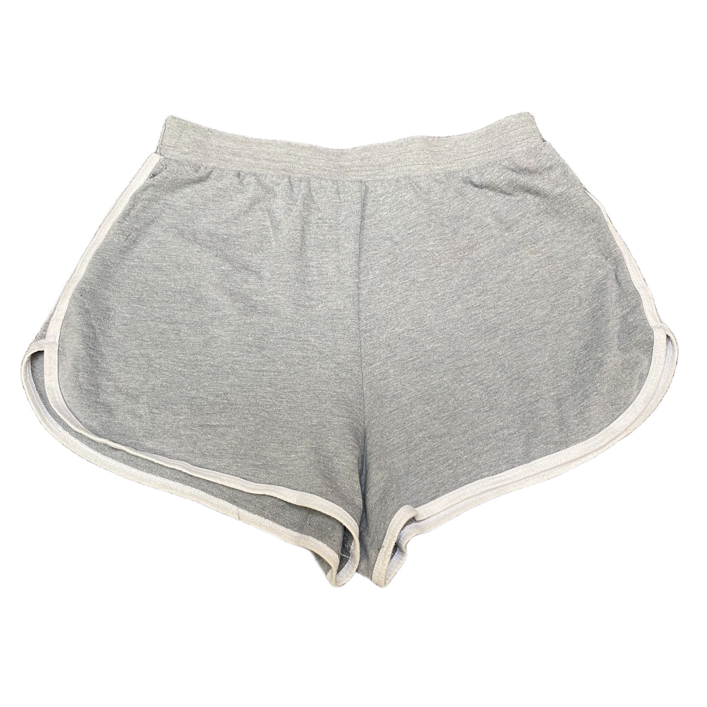 Running Sprinter Shorts Womens M 27" Waist Grey Gym Athletic Fit Dolphin Hem