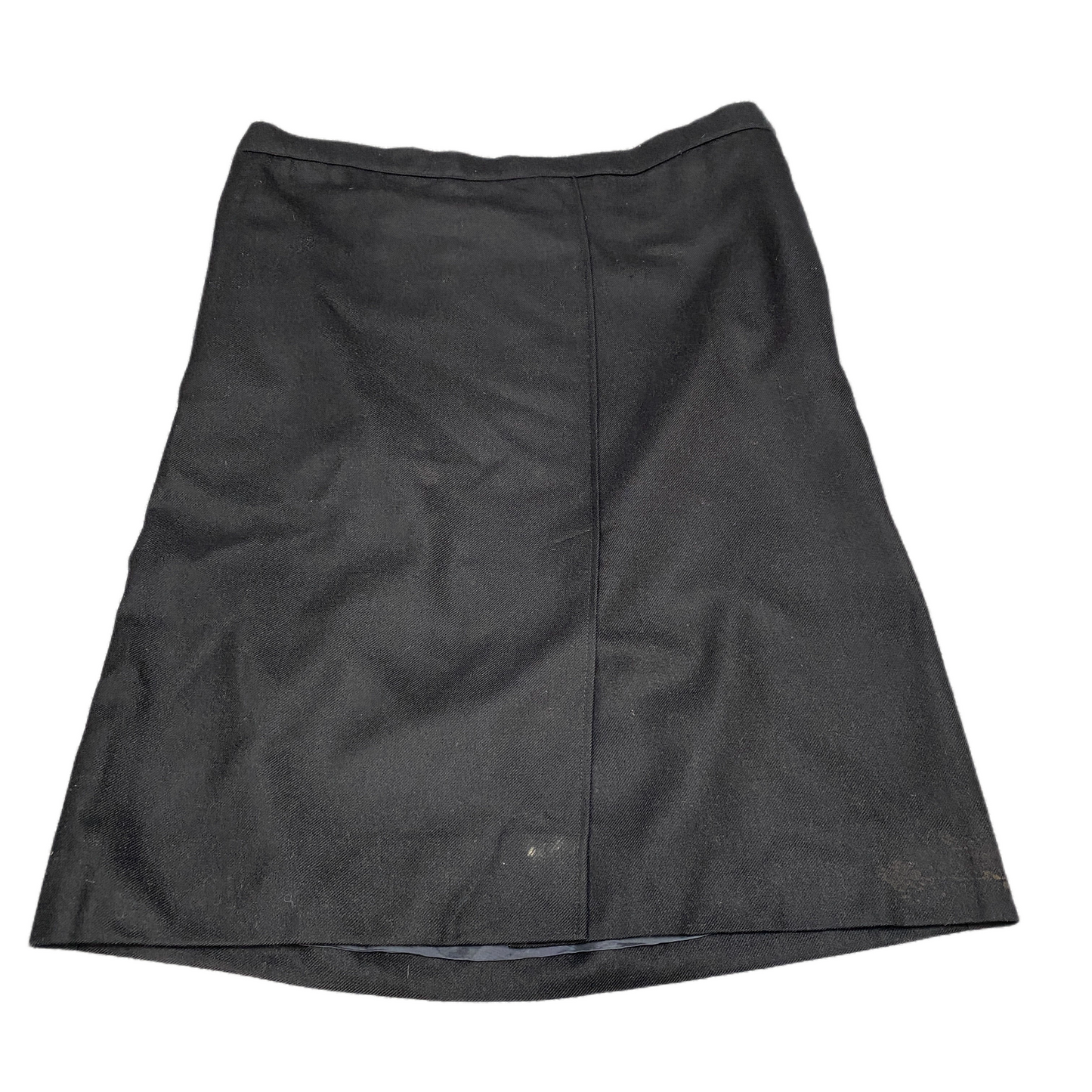 Valentino Straight & Pencil Skirt Fits as Womens 38" Waist Black Lined Side Zip