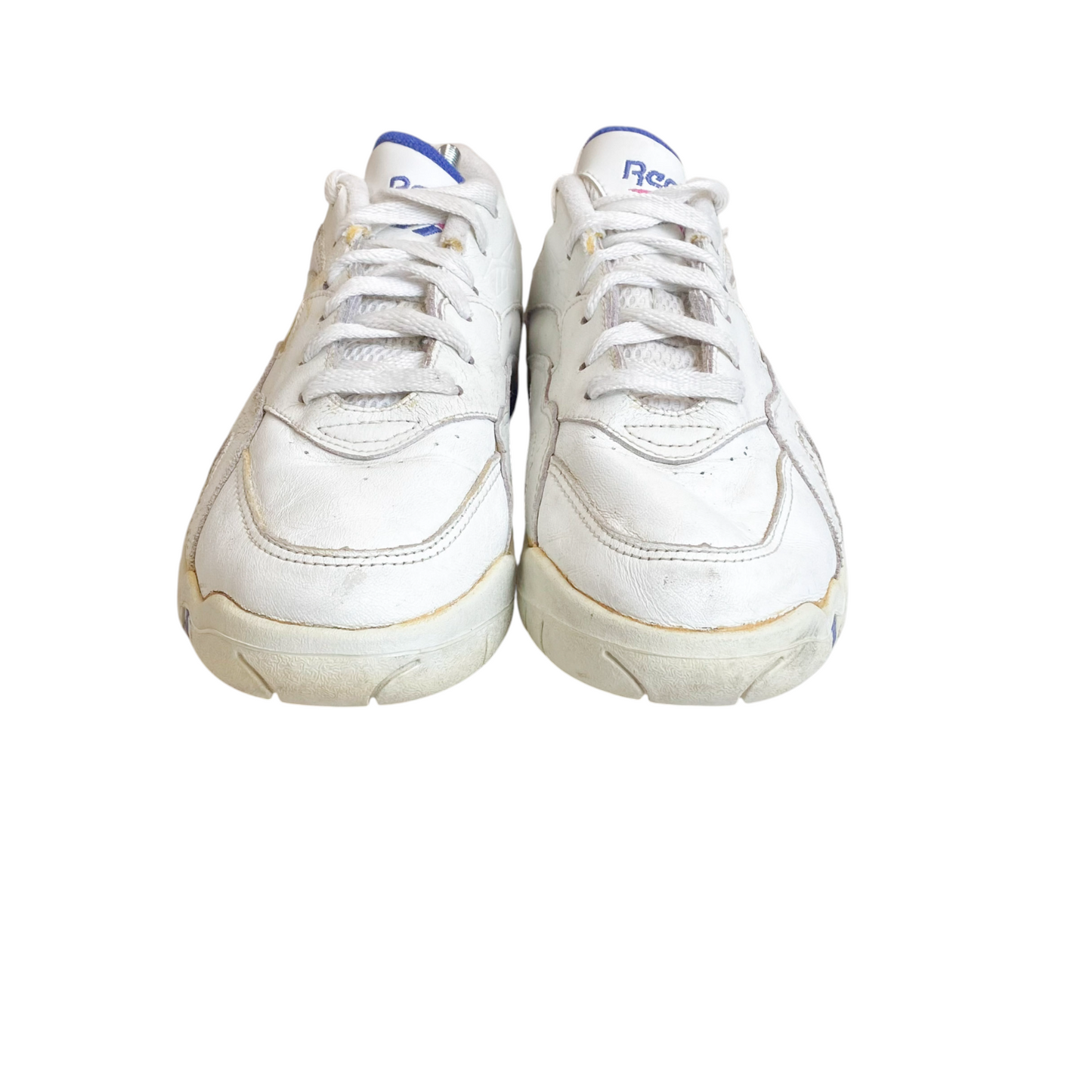 Reebok Aerobics Casual Running Low Sneakers Women's UK 7 White Synthetic Lace Up