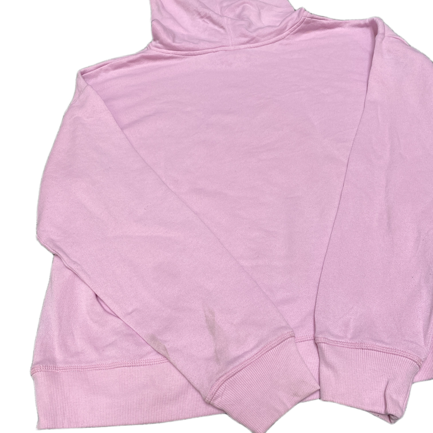 Reebok Pullover Hoodie Womens XL Pink Stretch Oversized Long Sleeve Drawstring