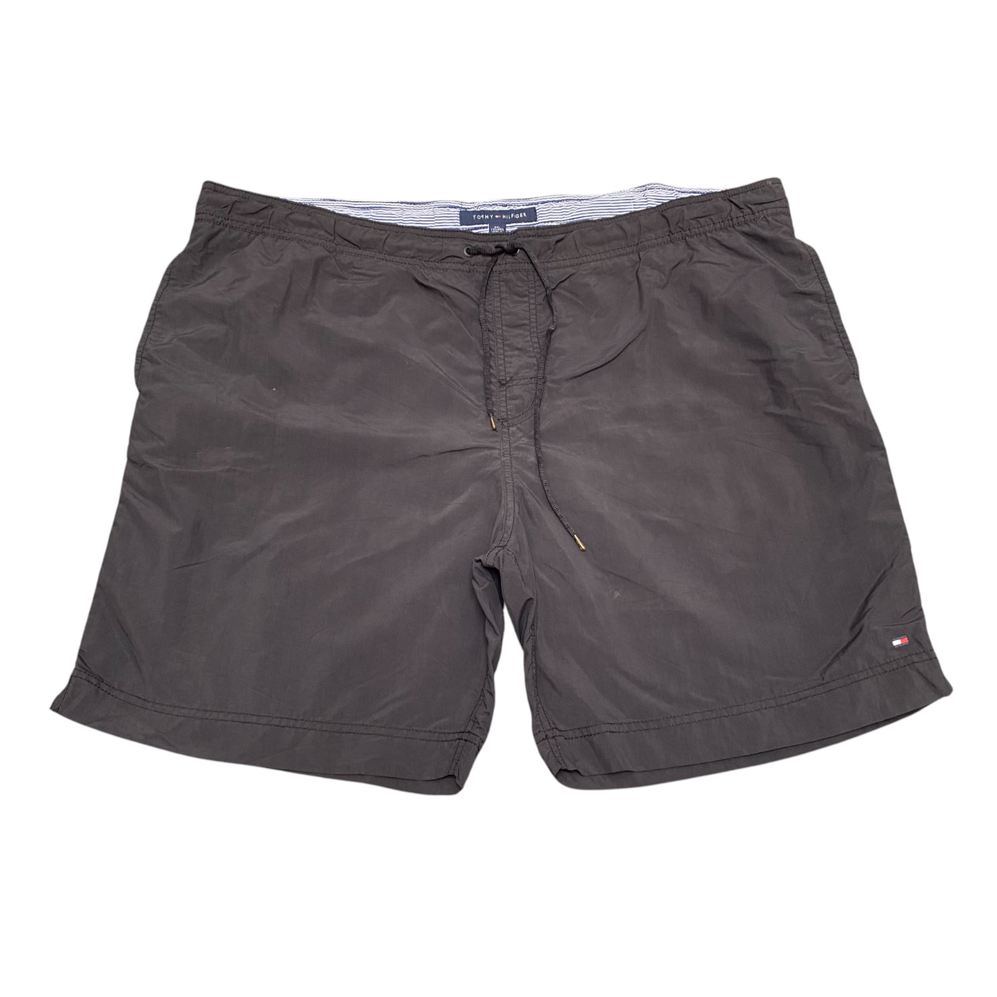 Tommy Hilfiger Swim Trunks Shorts Mens XXL Black Surf Sprint Drawstring Waist