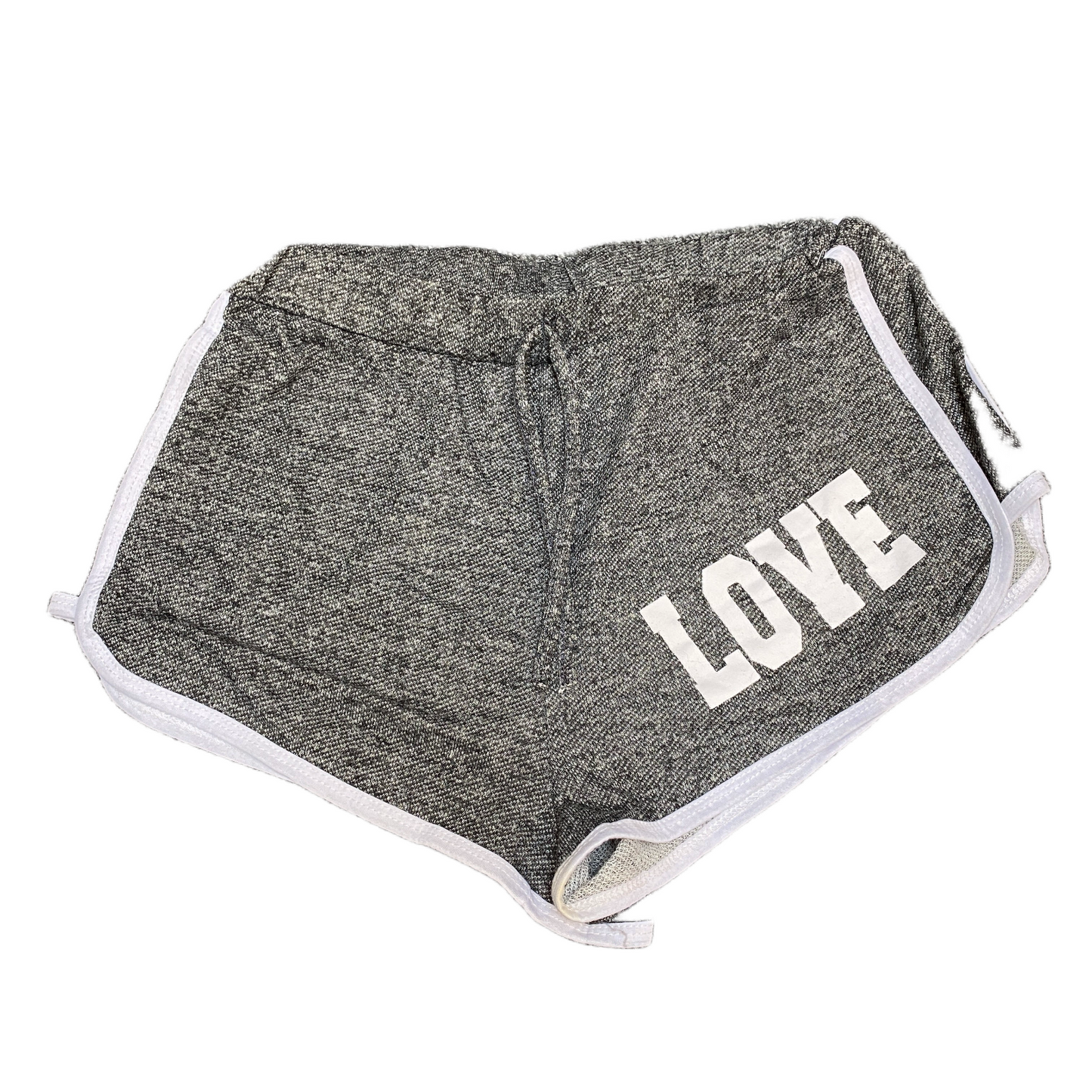 Running Sprinter Shorts Womens XL 27" Waist Grey Athletic Workout Dolphin Hem