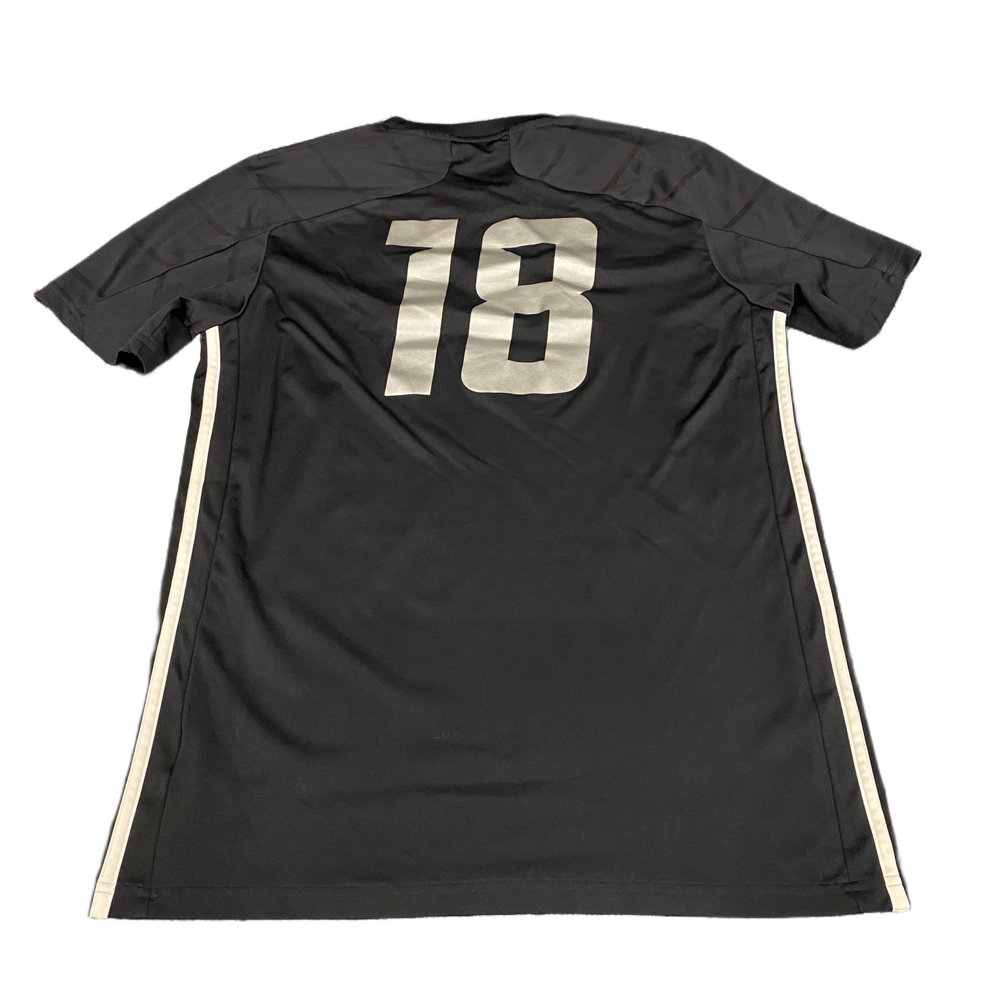 Adidas Aeroready T-Shirt Mens Small Black United Soccer Short Sleeve Pullover
