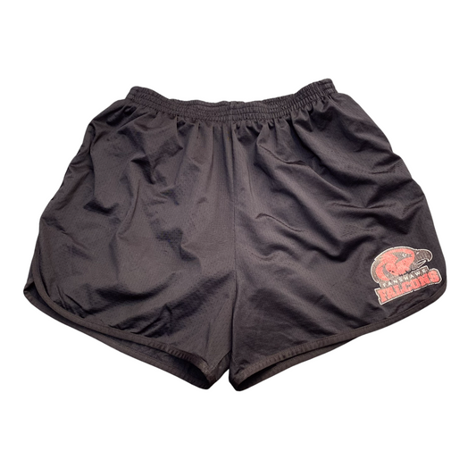 Fanshawe Falcons Sprinter Running Shorts Medium Black Elastic Waist Athletic Fit