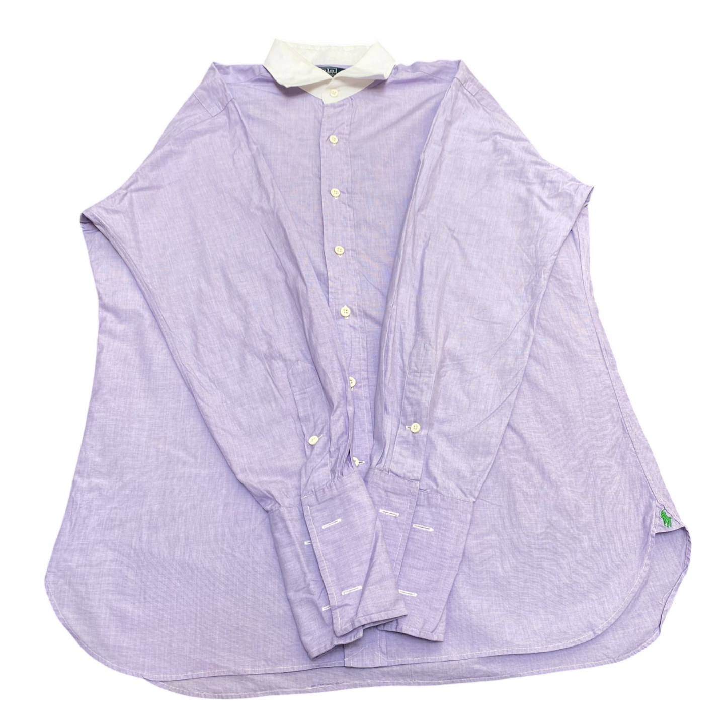 Ralph Lauren Formal Shirt Mens M Purple Regent Classic Fit Long Sleeve Collared