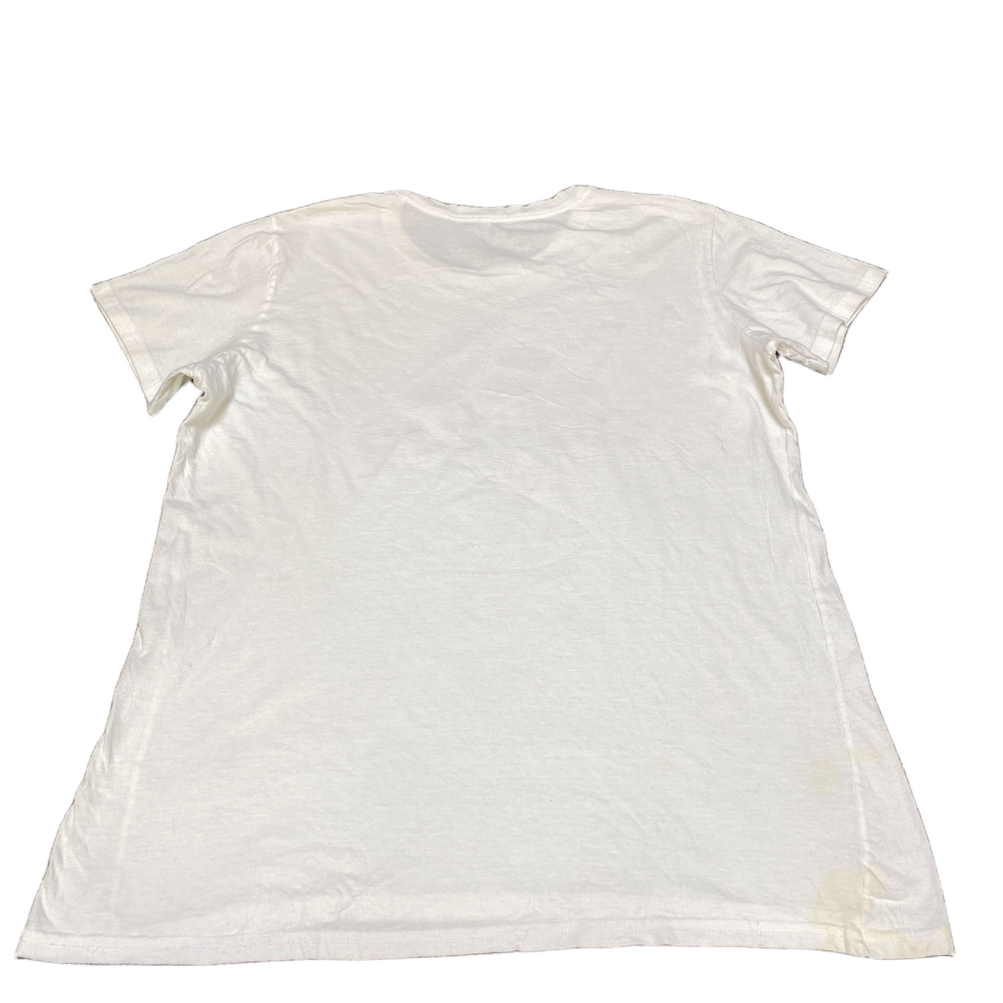 Adidas Amplifier T-Shirt Womens Medium White Graphic Logo Crew Neck Pullover Tee