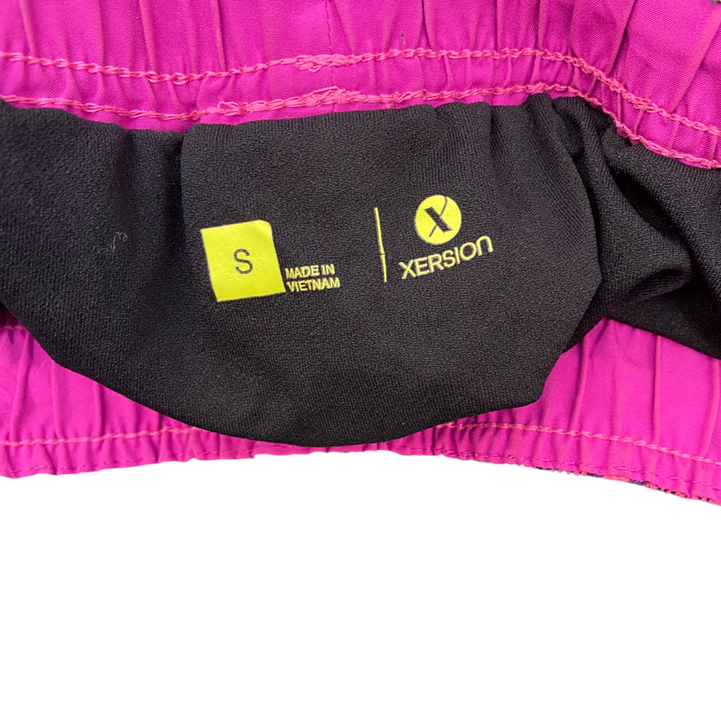 Running Sprinter Shorts Womens Small Multicoloured Floral Athletic Elastic Waist