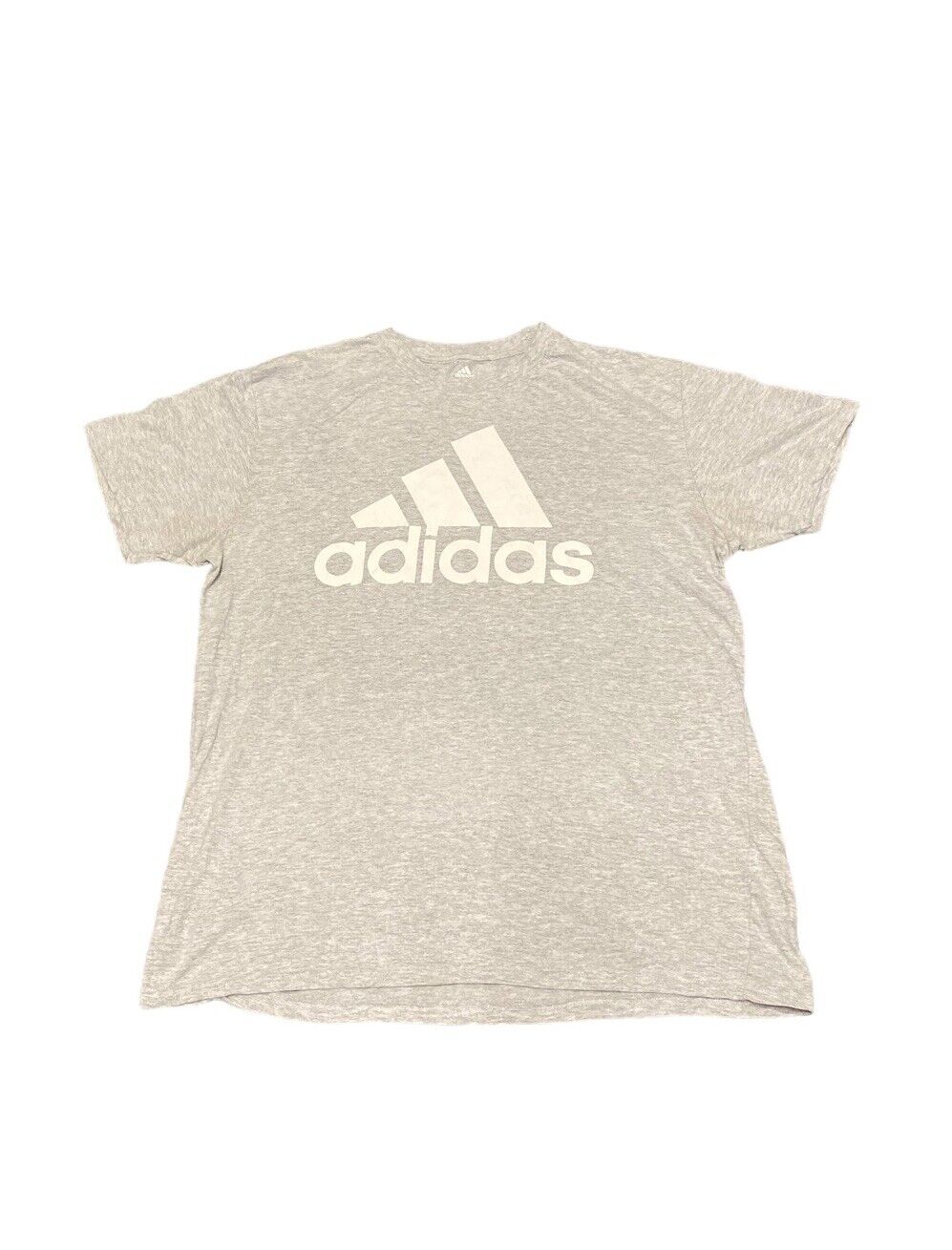 Adidas T-Shirt Grey Mens XL Chest Logo