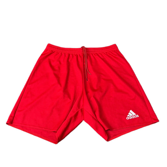 Adidas Climalite Soccer Shorts Mens XS 28" Waist Red Gym Training Drawstring