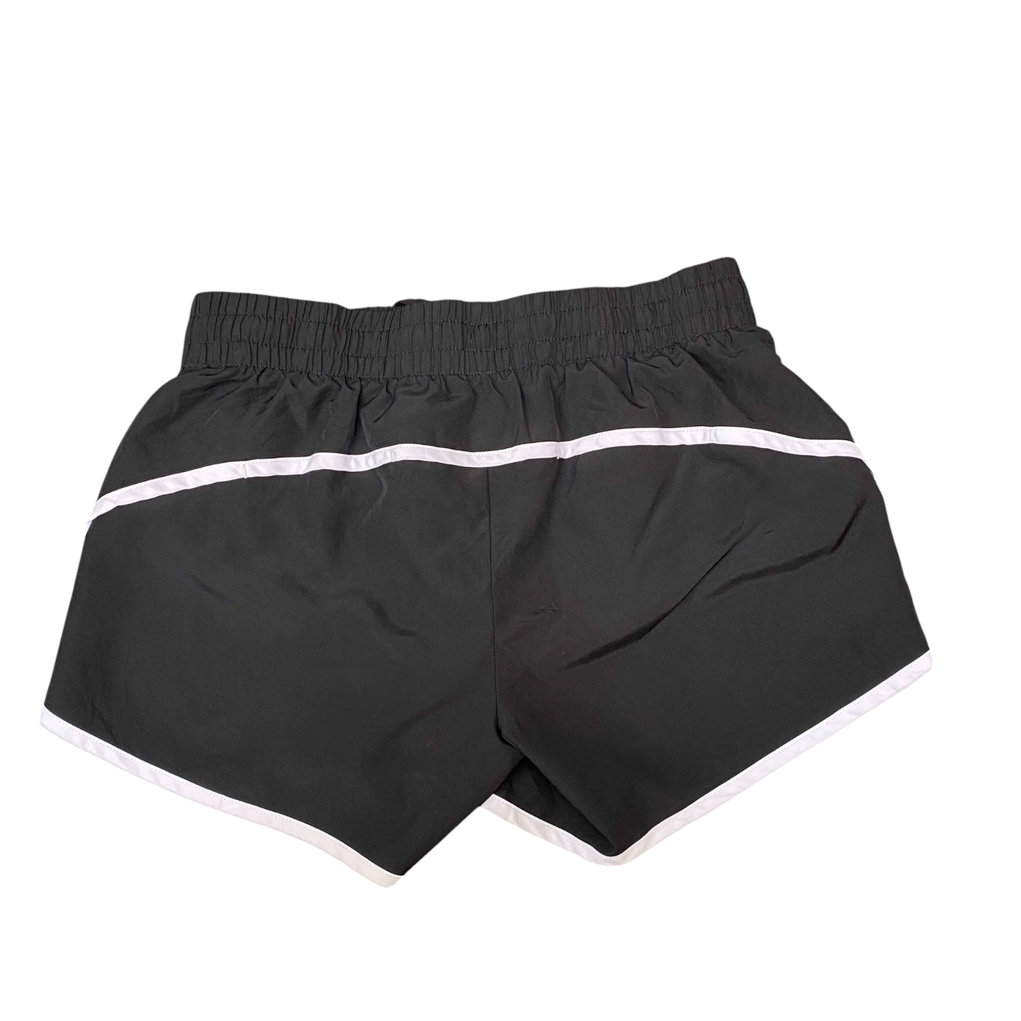 Athletic Works Sprinter Shorts Womens M Black Running Elastic Waist Outdoor
