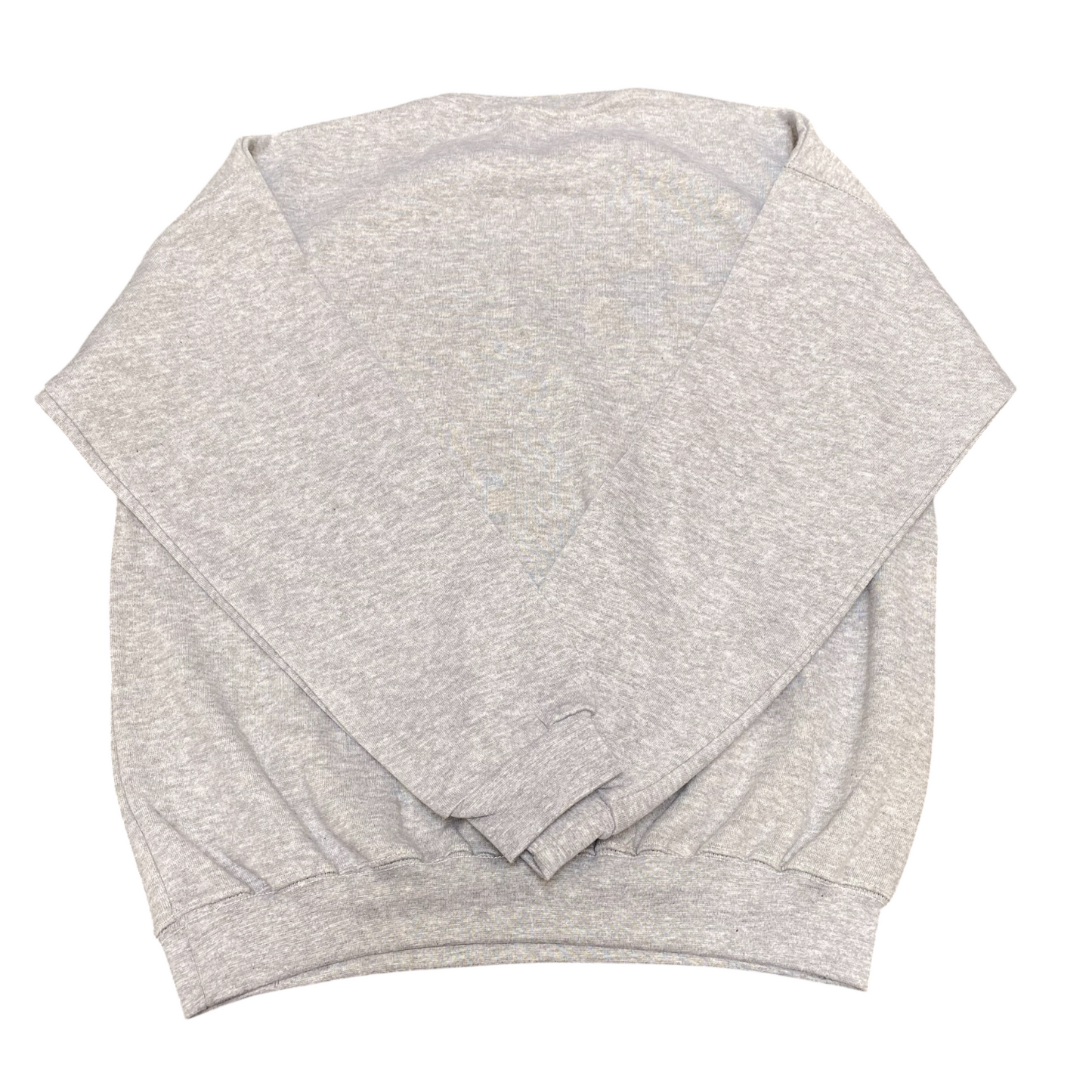 Nike Reworked Sweatshirt Mens Small Grey Embroidered Spellout Logo Crew Neck