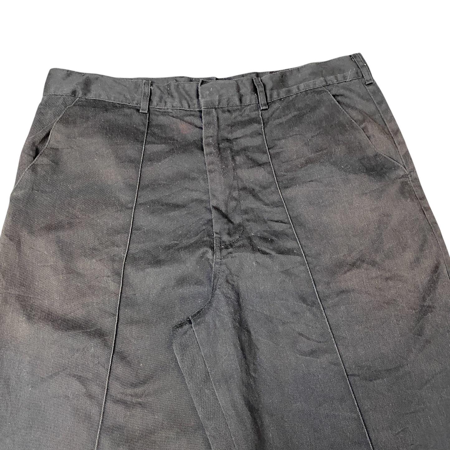 Dickies Work Pants Mens XL Black Carpenter Slash Pockets Durable Twill Low Waist