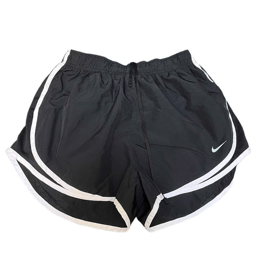 Nike Dri-FIT Tempo Running Shorts Fits as Womens S 25" Waist Black Dolphin Hem