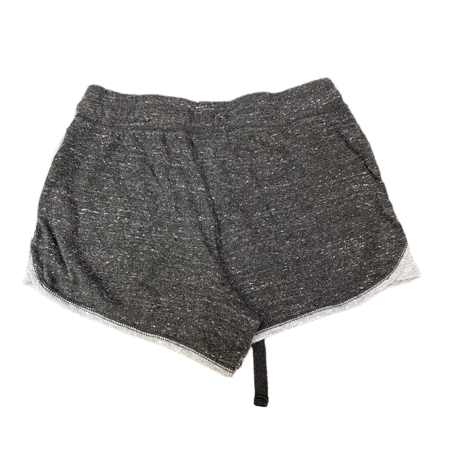 Running Sprinter Shorts Womens S 29" Waist Grey Stretch Drawstring Dolphin Hem