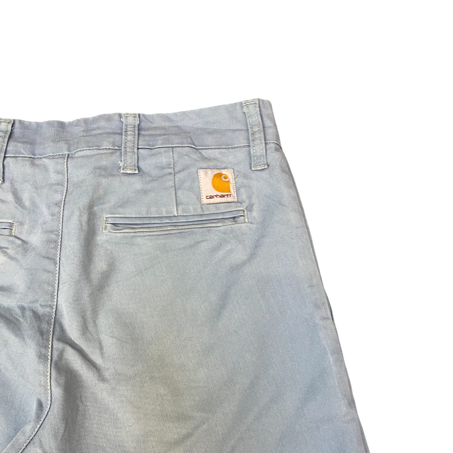 Carhartt WIP Sid Pants Womens Medium Blue Workwear Stretch Slim Fit Straight Leg