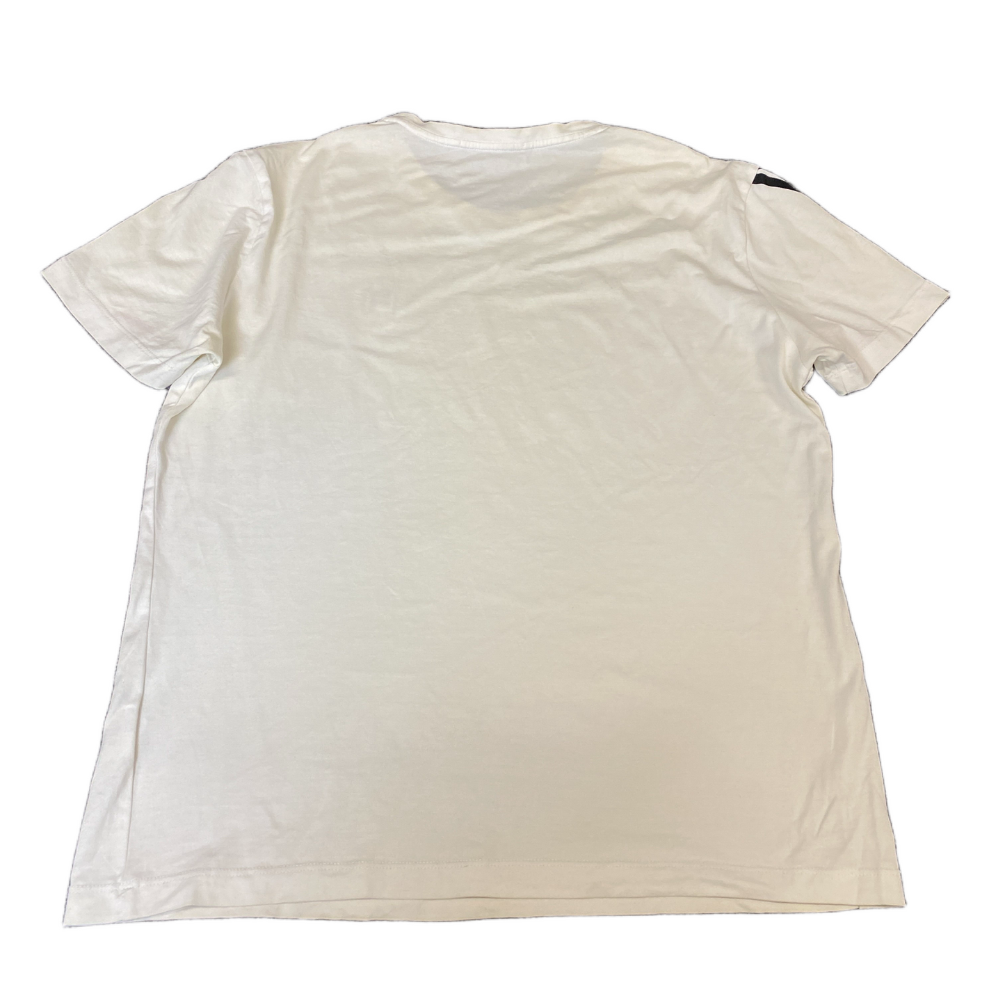 FILA T-Shirt Womens M White Embroidered Logo Short Sleeve Crew Neck Pullover Tee
